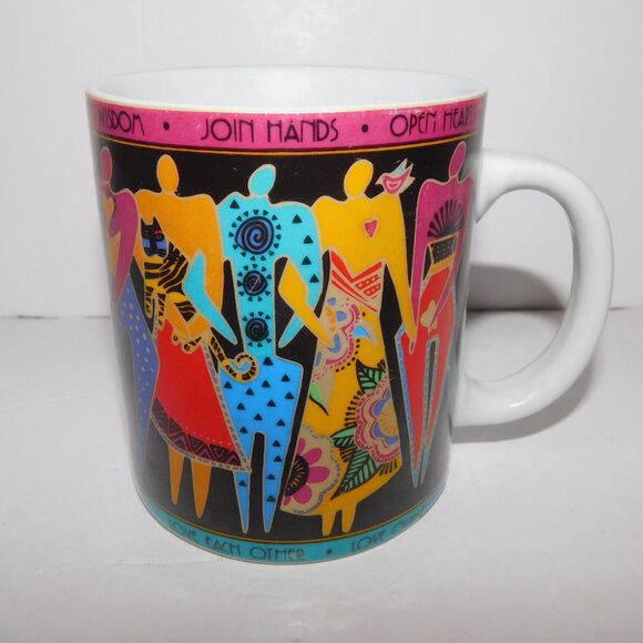 VTG 1995 Laurel Burch Spirit of WomanKind Ceramic Mug Woman Women Love - Picture 7 of 12